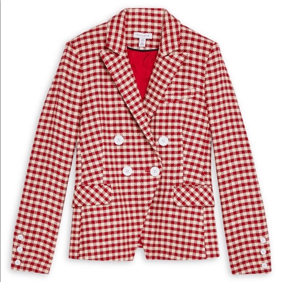 NWT Topshop Check Jacket - Picture 5 of 6
